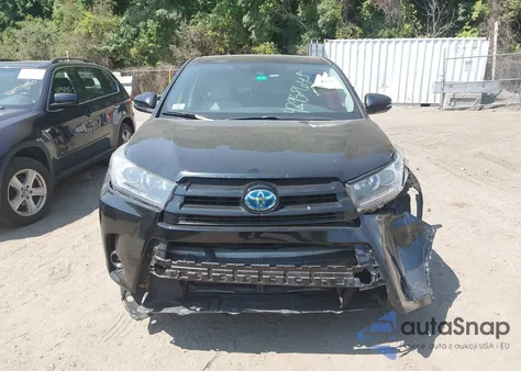 2018 Toyota Highlander Hybrid Le from USA, damaged, VIN 5TDBGRFH6JS038823